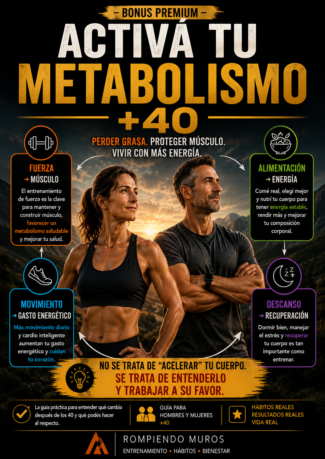 CUERPO Y HORMONAS +40 | Sistema de energía, metabolismo y bienestar