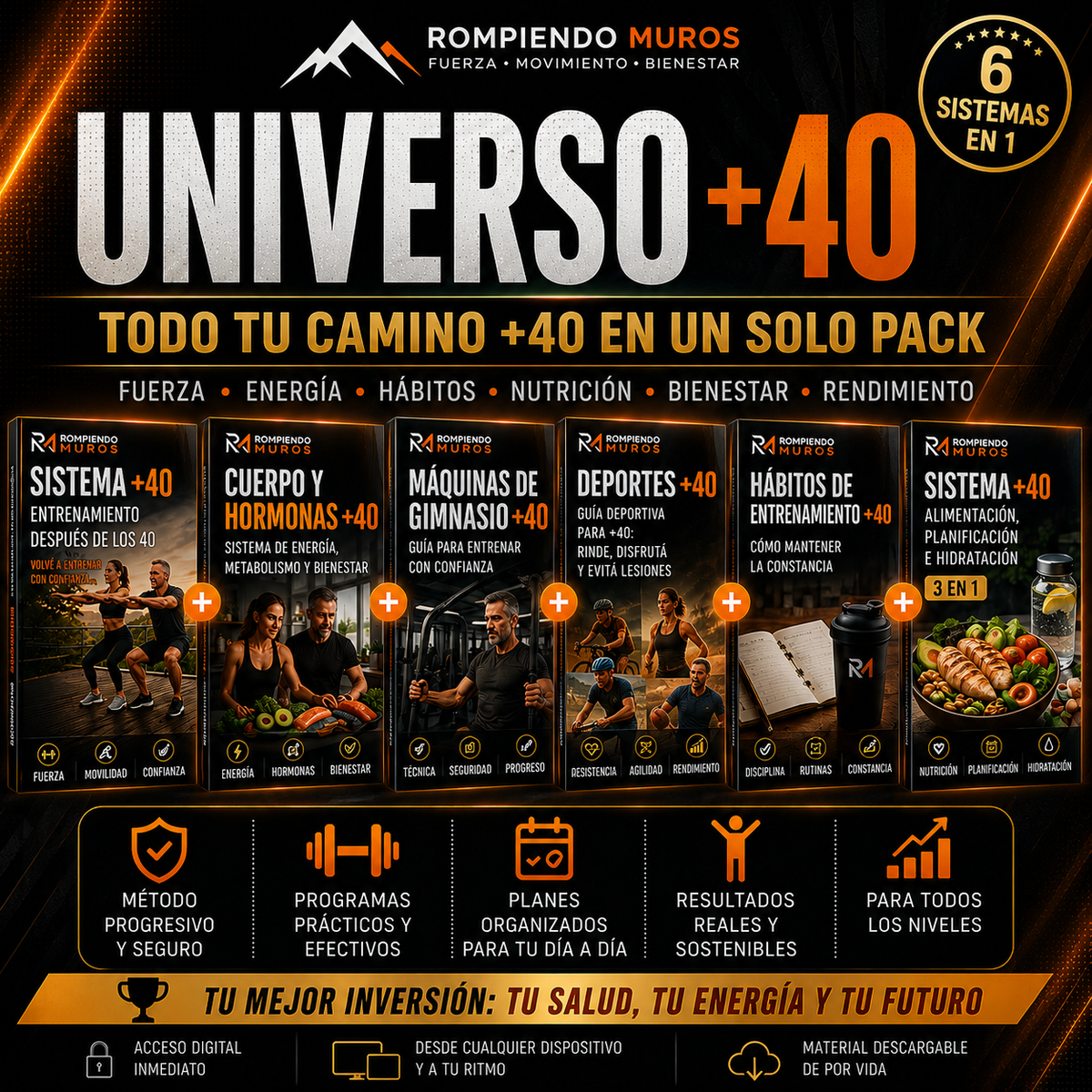 UNIVERSO +40 | Todo Rompiendo Muros +40 en un solo pack