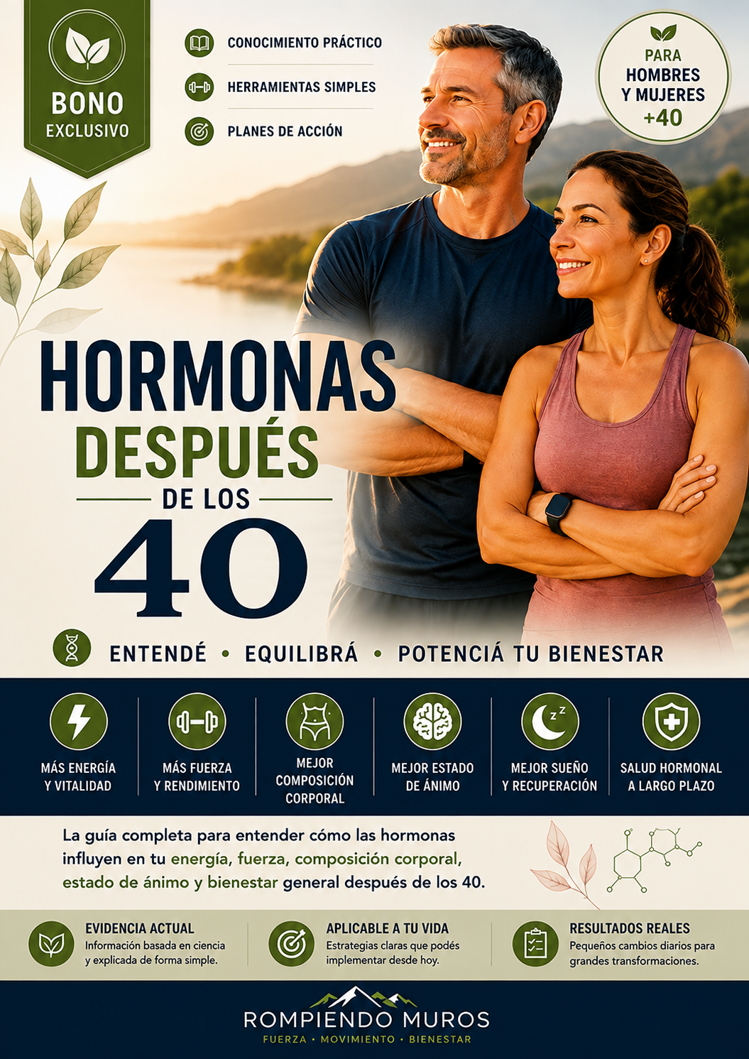 CUERPO Y HORMONAS +40 | Sistema de energía, metabolismo y bienestar
