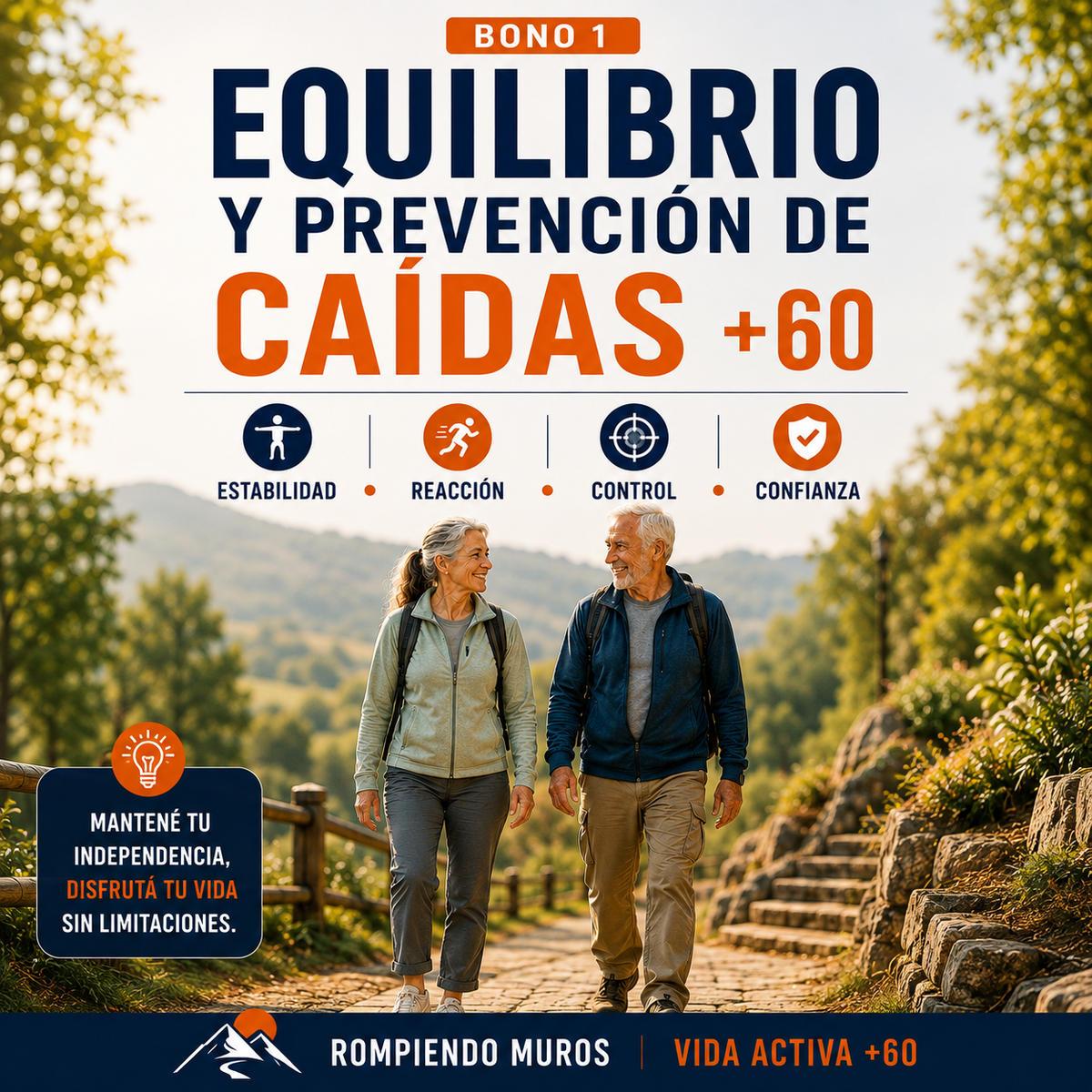 Equilibrio +60 | Prevención de Caídas