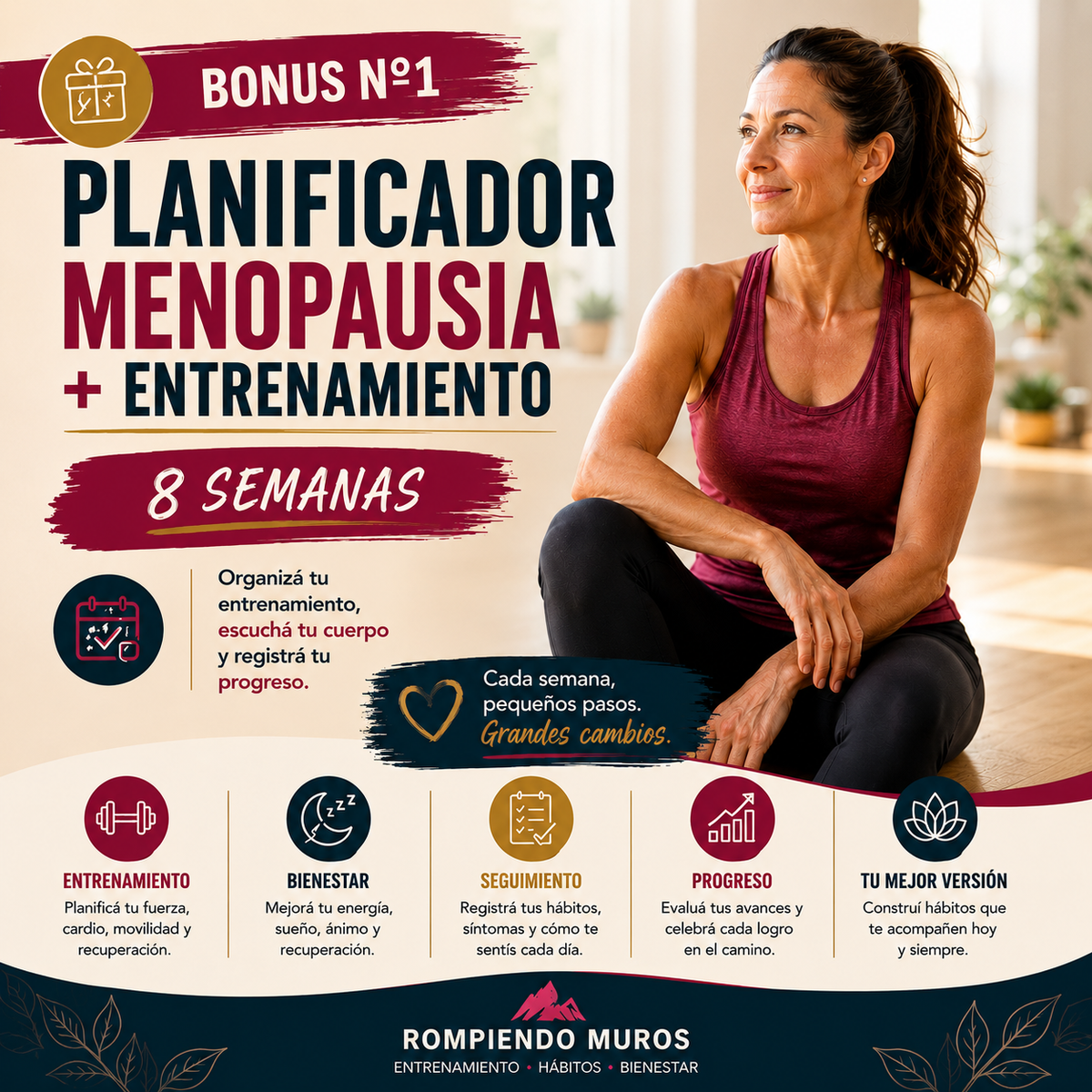 Pack Mujer +40 | Fuerza, Menopausia y Bienestar