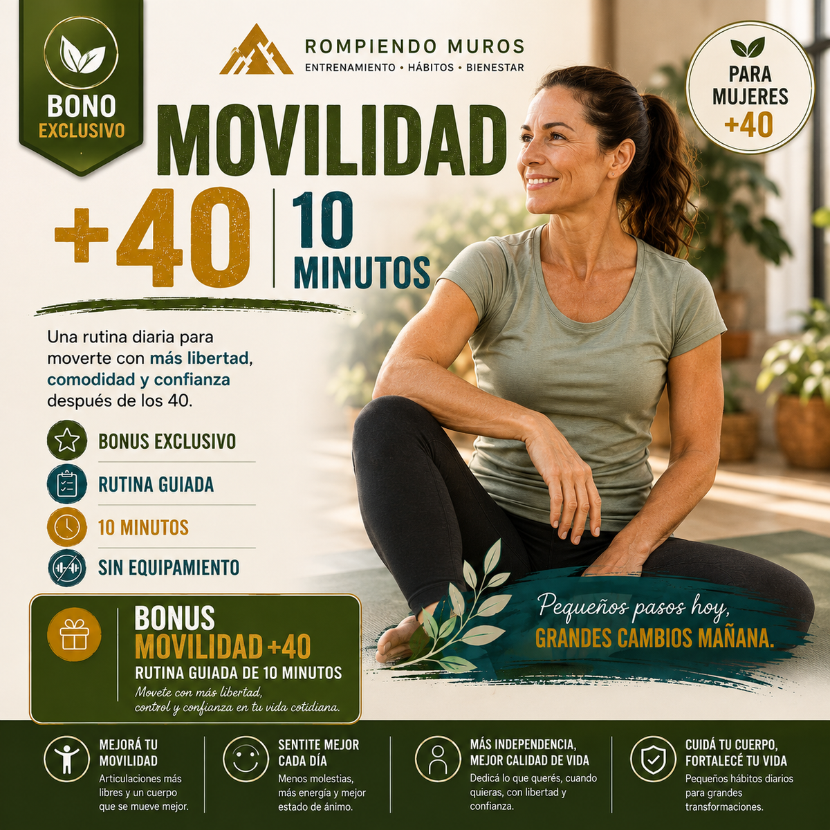 Pack Mujer +40 | Fuerza, Menopausia y Bienestar