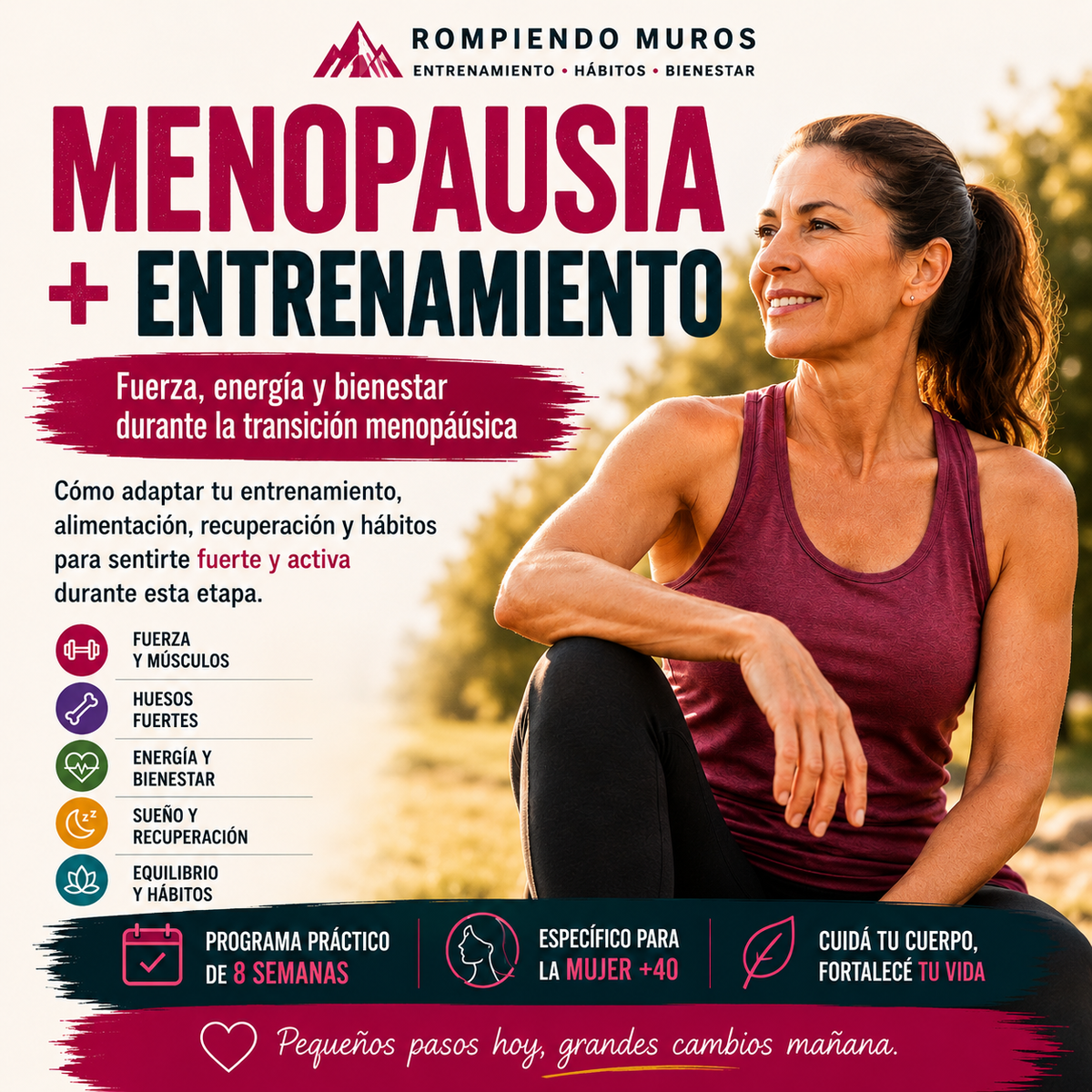 Pack Mujer +40 | Fuerza, Menopausia y Bienestar