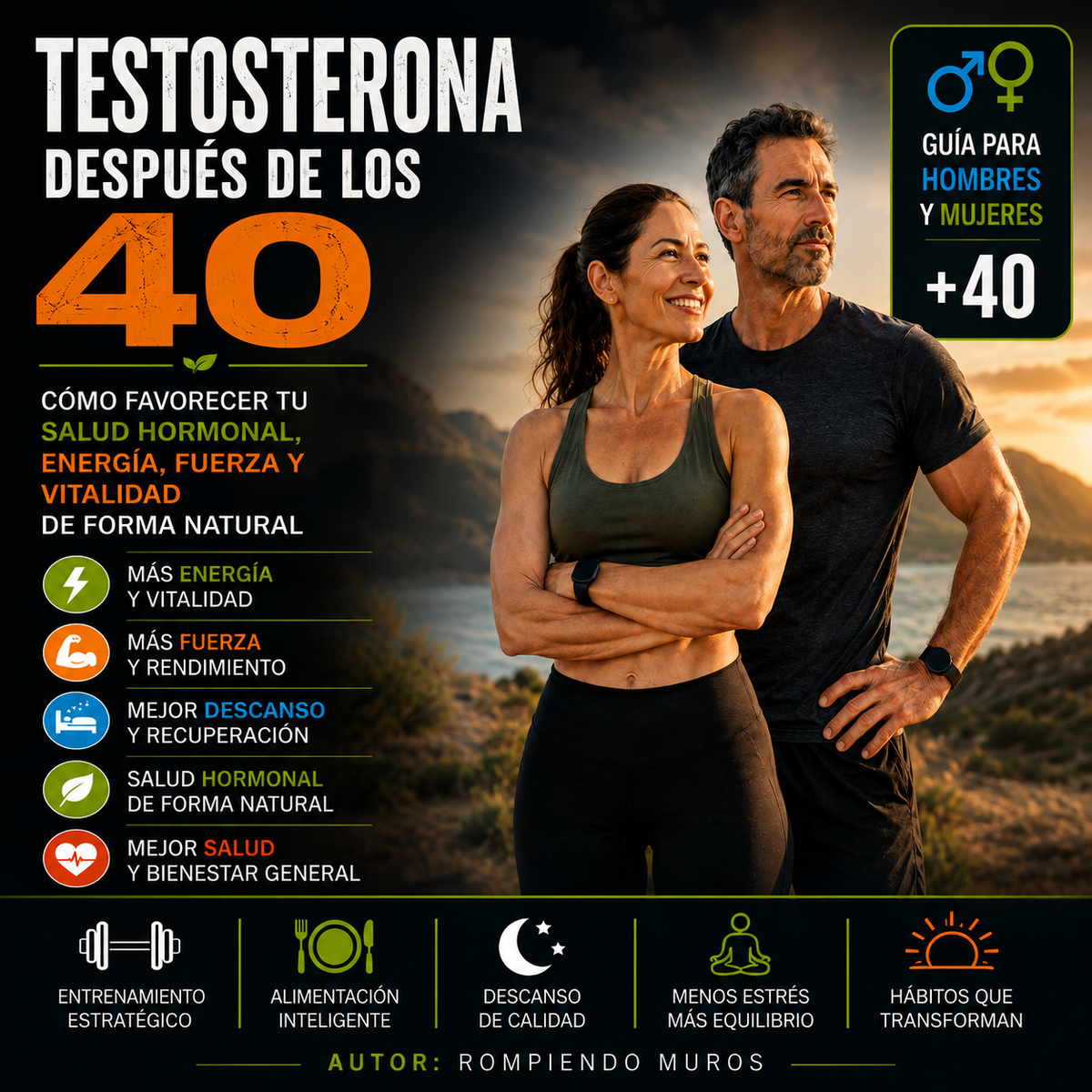 Testosterona después de los 40 | Energía, fuerza y vitalidad